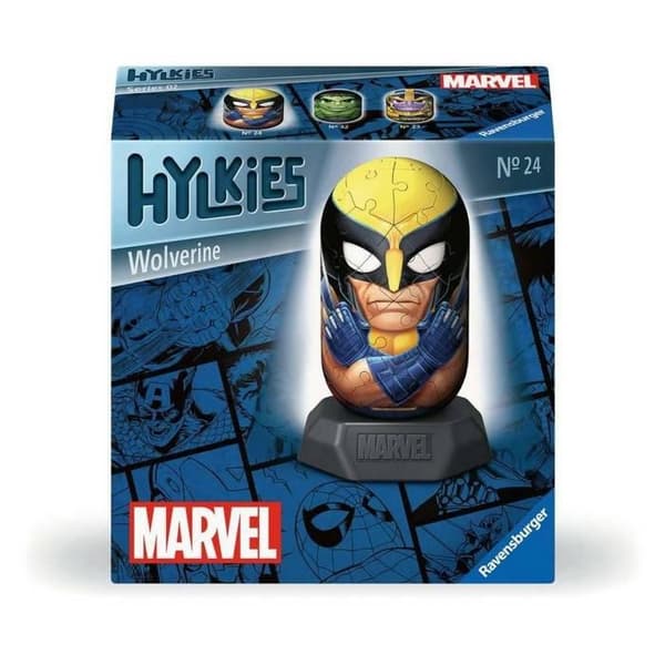 Pussel 3D 54 bitar: Hylkies nr 24 - Wolverine