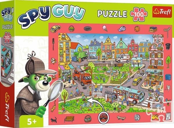 Pussel Trefl - GXP-918960 - Spionagepussel Spy Guy City 100 bitar