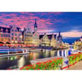 Miniatyrbild 1 av 3: Pussel med 1000 bitar: Gent i skymningen, Belgien