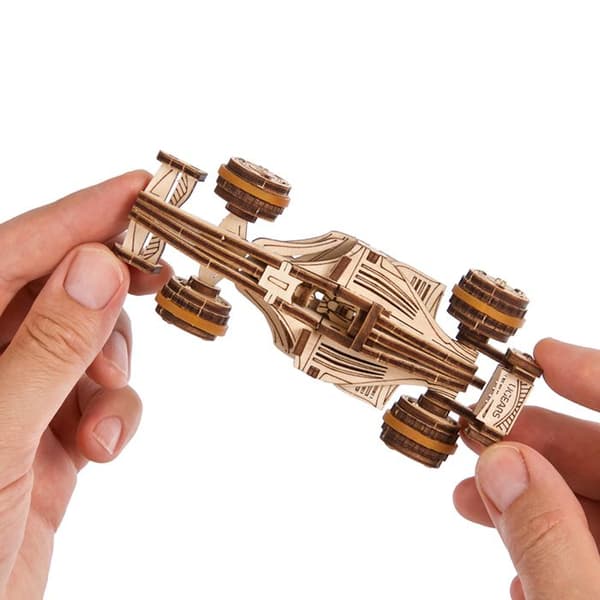 Kompakt Racer - Ugears - 3D pussel i trä
