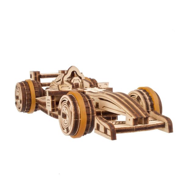 Kompakt Racer - Ugears - 3D pussel i trä