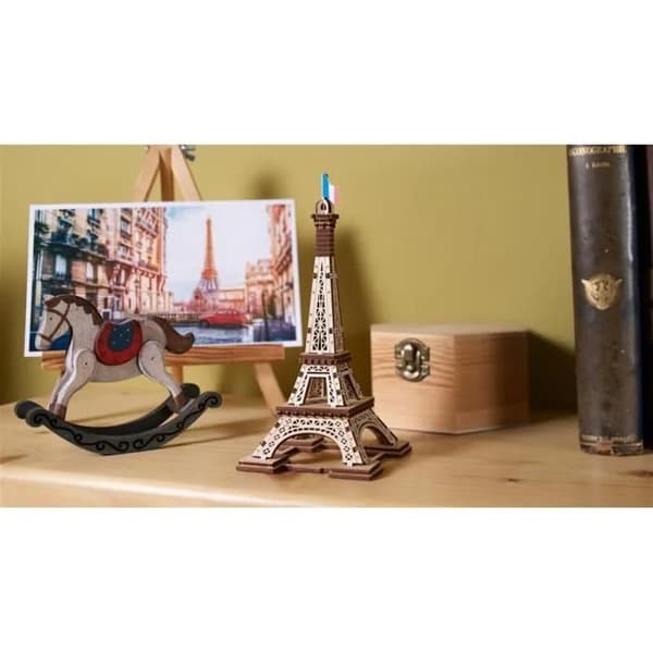 Paris Torn - Ugears - 3D pussel i trä