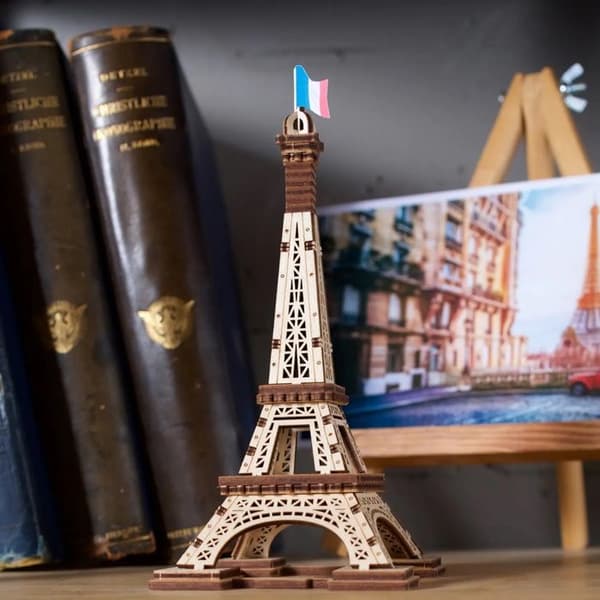 Paris Torn - Ugears - 3D pussel i trä