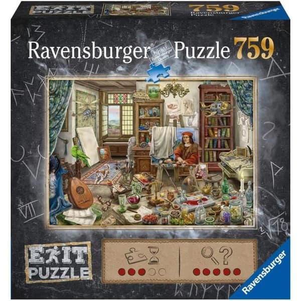 Pussel Exit Den konstnärliga verkstaden - Ravensburger - Vuxen - Blandad - Brun