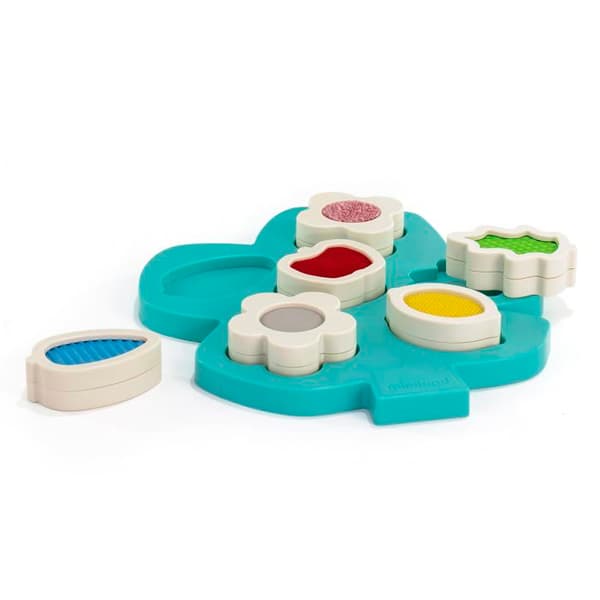 Puzzle Miniland - MNL 97344 - Coleccion Feel to Learn av Encaje arbol Juego sensorial encajable, 97344, Multicolor, Small