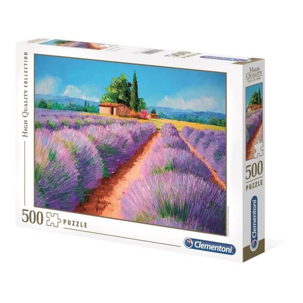 Pussel - Clementoni - Landskap och natur - 500 bitar - Lavendeldoft