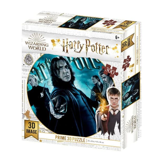 Harry Potter Slytherin Prime 3D-pussel 300st - Harry Potter-licens - Färg Svart