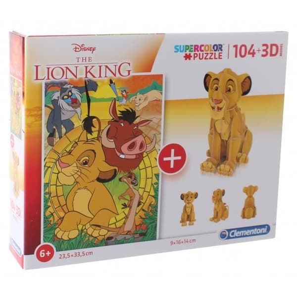 pussel med kit Lejonkungen 104 bitar