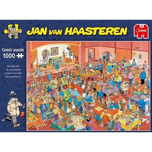 Pussel - 1000 bitar - Jan Van Haasteren - Magic Fair - Vuxen - 2 års garanti