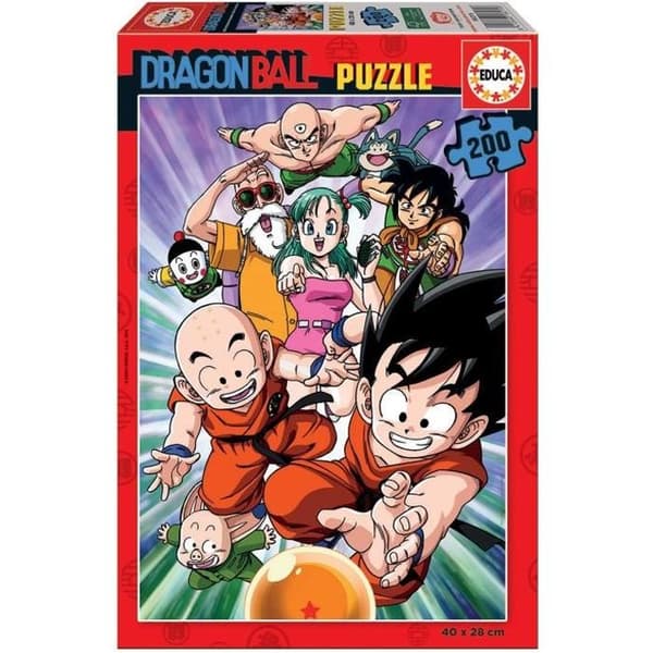 Pussel - EDUCA - Dragon Ball - 200 bitar - För barn från 6 år och uppåt