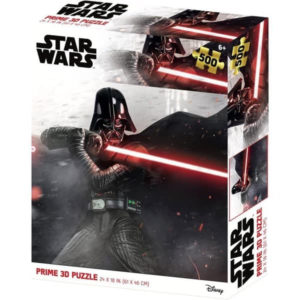 Star Wars linsformade pussel - Darth Vader stridsställning - 500 bitar - 61x46 cm