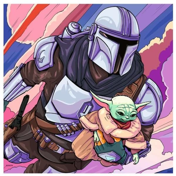 3x49 bitars pussel The Mandalorian Star Wars Ravensburger