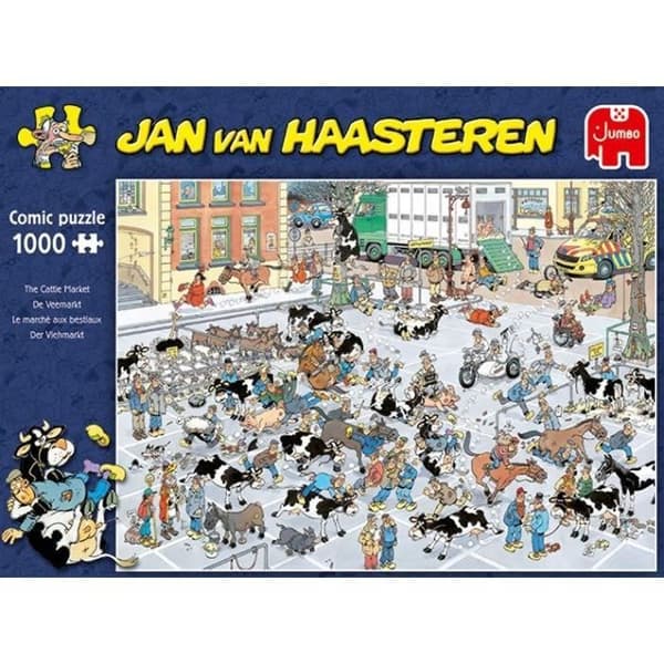 1000 bitars pussel JUMBO - Boskapsmarknad - Jan Van Haasteren