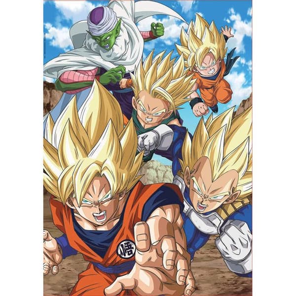 500 bitars Dragon Ball-pussel - EDUCA - Tecknad film och serietema - Storlek 34 x 48 cm