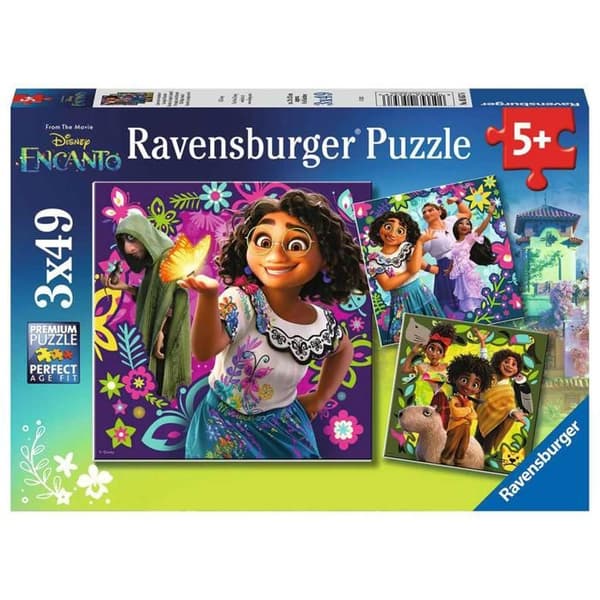 Disney Encanto-pussel - Ravensburger - 3 x 49 bitar - Tecknade serier och serier - Blandat - Minimiålder 5 år