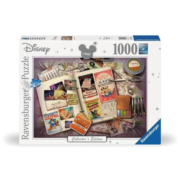 1000 bitars pussel - RAVENSBURGER - Mickeys födelsedag 1940 - Tecknade serier och serier - Vuxen - Interiör