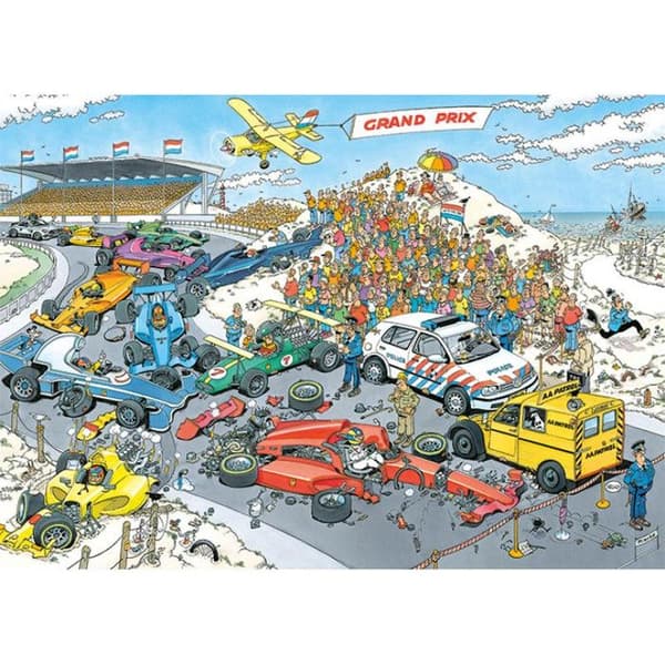 Pussel - JUMBO - Jan Van Haasteren - 1000 bitar - Flerfärgad - 2 års garanti