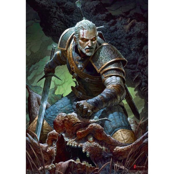 Brädspel-Pussel - The Witcher Wiedzmin - Dark World 1000 Pieces