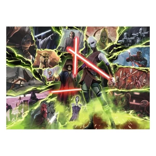 Pussel Star Wars Villainous Asajj Ventress - Ravensburger - 1000 bitar - Fantastisk