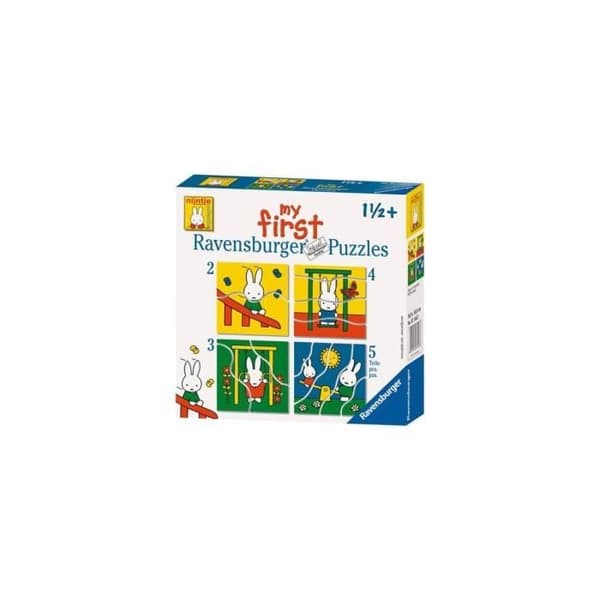Coffert med 4 pussel - RAVENSBURGER - Miffy - 2 till 5 bitar - För barn från 3 år - Blandet