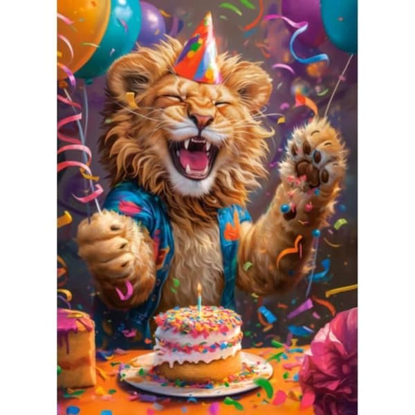 Pussel 300 bitar: Grattis på födelsedagen!