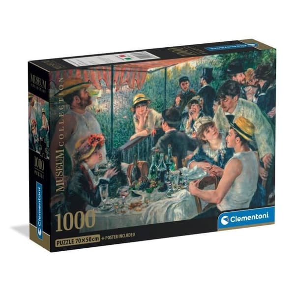 Pussel Kompakt 1000 bitar: Renoir: Lunch i kanoten