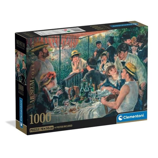 Pussel Kompakt 1000 bitar: Renoir: Lunch i kanoten