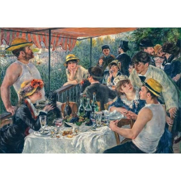 Pussel Kompakt 1000 bitar: Renoir: Lunch i kanoten