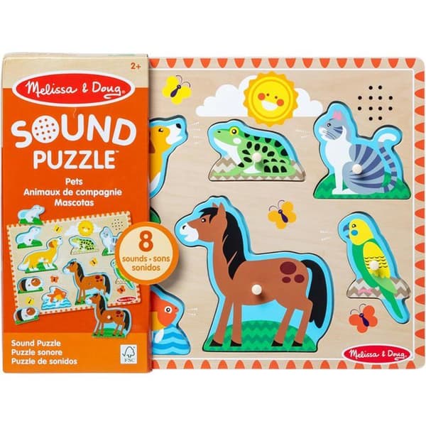 Melissa & Doug - Ljudpussel husdjur