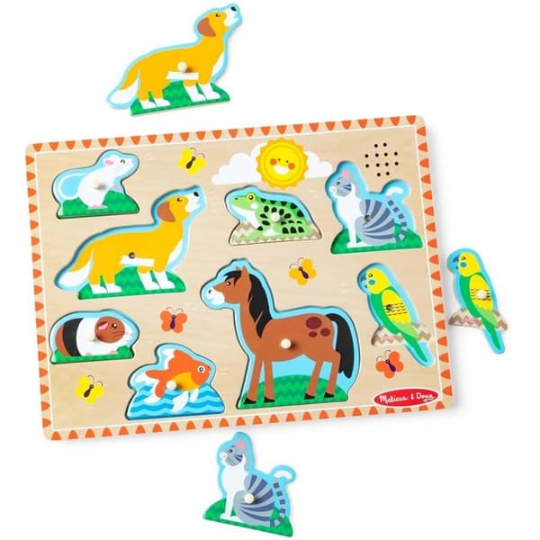 Melissa & Doug - Ljudpussel husdjur