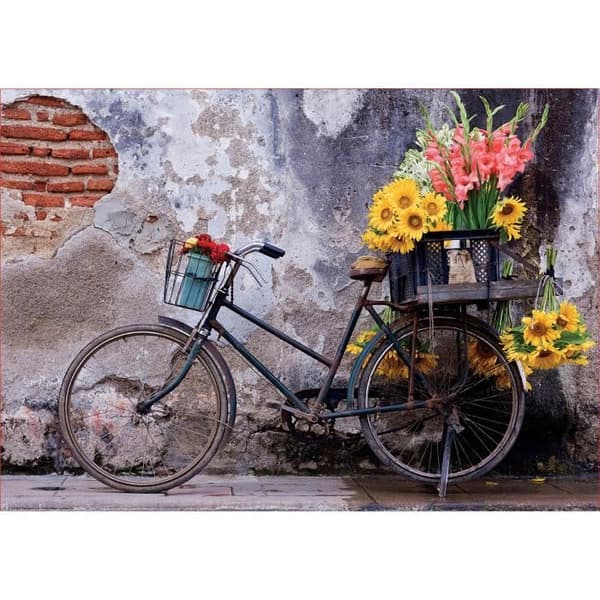 Stillebenspussel med blommor - EDUCA - 500 bitar - För vuxna från 10 år