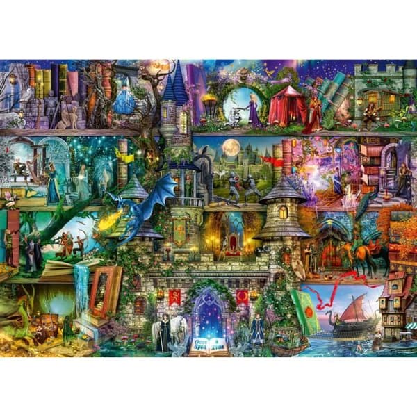 1000 bitars pussel - Ravensburger - Myter och legender - Ålder 13 år - Blandat