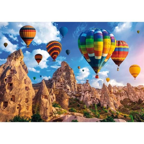 Pussel Compact 1000 bitar: Ballonger i Kappadokien