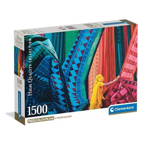 Pussel Compact 1500 bitar: Flytande tyger