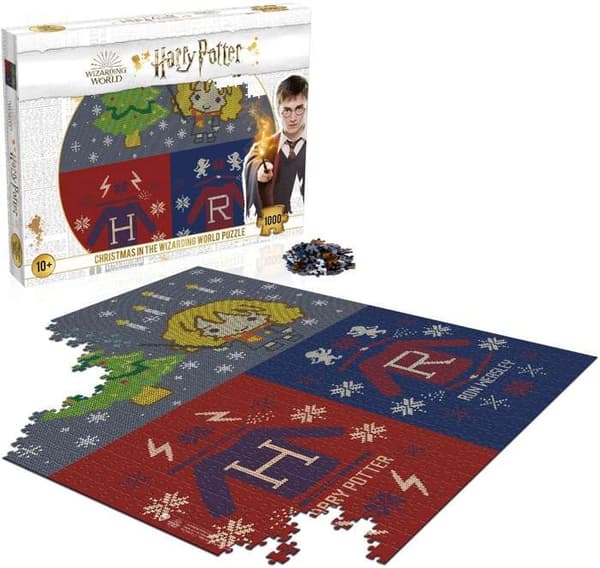 Harry Potter - Jul på Hogwarts - Pussel med 1000 bitar