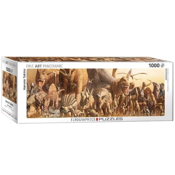(EG60104650) - Eurographics 1000 bitars pussel - Dinosaurier av Haruo Takino