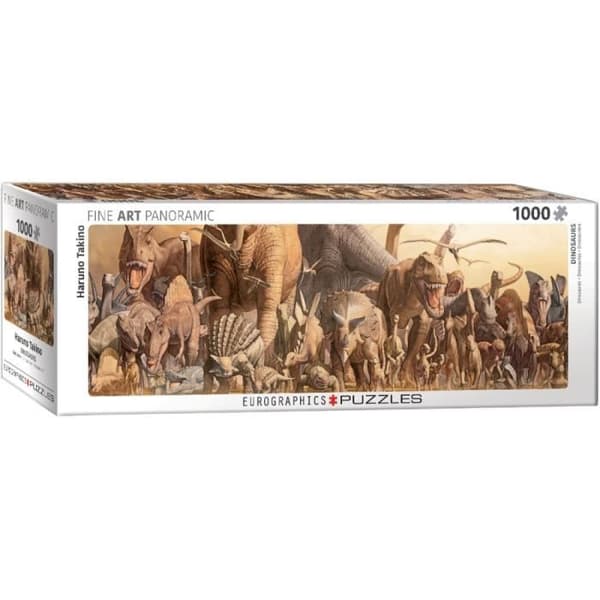 (EG60104650) - Eurographics 1000 bitars pussel - Dinosaurier av Haruo Takino