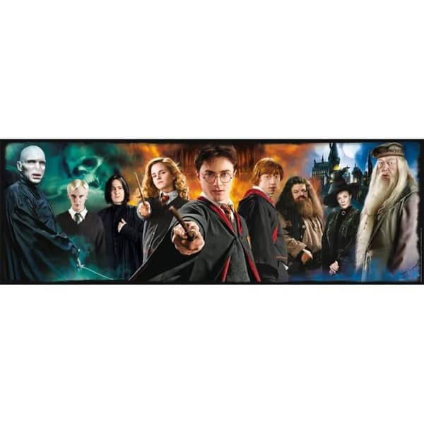 1000 bitars panoramapussel - CLEMENTONI - Harry Potter - Fantasy - Interiör - Blandat