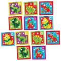 Miniatyrbild 2 av 2: Baker Ross Puzzle - FX366 - Mini-skjutpussel för barn Dinosaurie- och julmönster - Set med 6, barns hjärnteaser-pussel ()