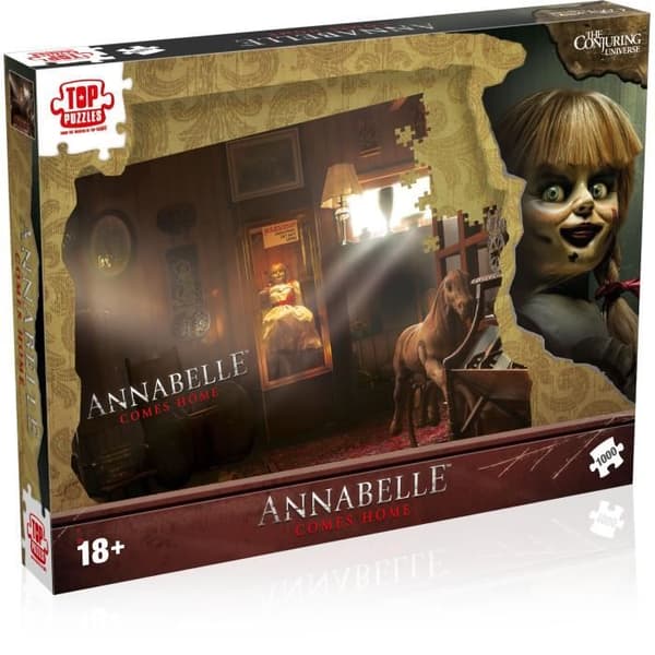 Annabelle Skräckpussel 1000 bitar - Vinnande drag - Bio och reklam - Disney-licens
