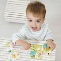 Miniatyrbild 5 av 5: Coffret 4 Evolutiva Pussel med 6 till 16 bitar Janod Pure