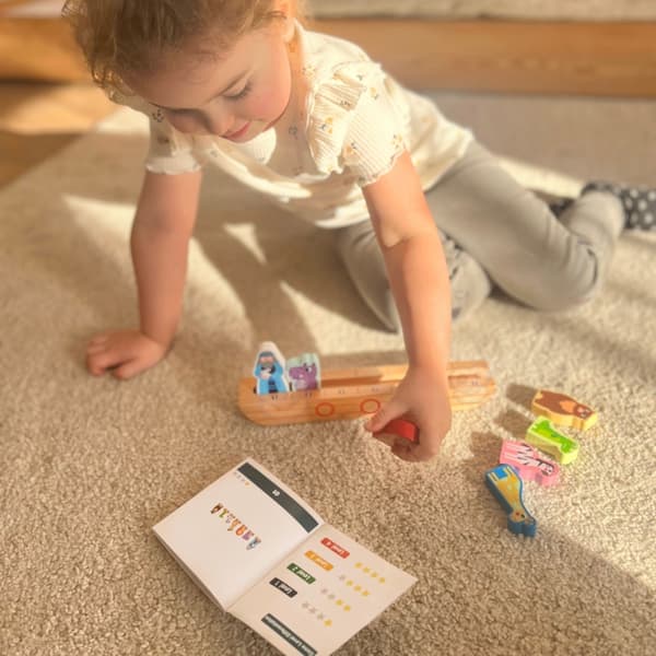 TOOKY TOY Puslespil i træ til børn – Noah og dyrene