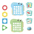 Miniatyrbillede 8 af 11: WOOPIE Montessori Dinosaur Puslespil – Form spil