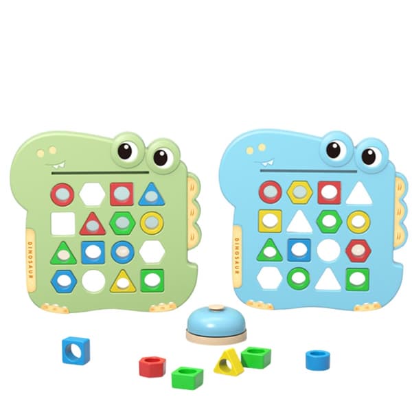 WOOPIE Montessori Dinosaur Puslespil – Form spil