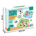 Miniatyrbillede 11 af 11: WOOPIE Montessori Dinosaur Puslespil – Form spil