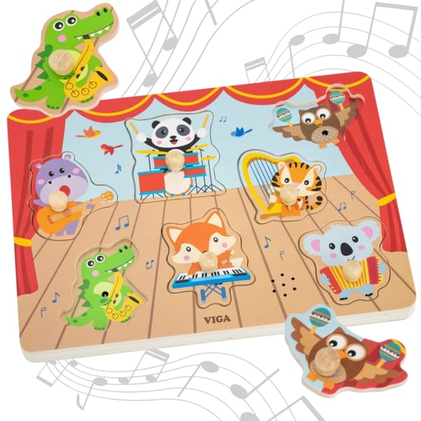 VIGA Sound Puzzle – Musikalske dyr