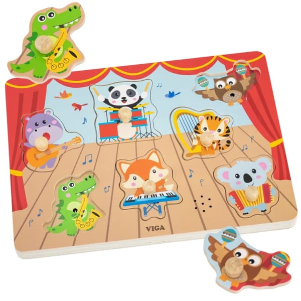 VIGA Sound Puzzle – Musikalske dyr