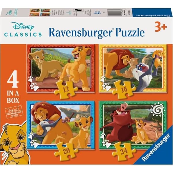 Ravensburger Pussel Le Roi Lion 4 i 1