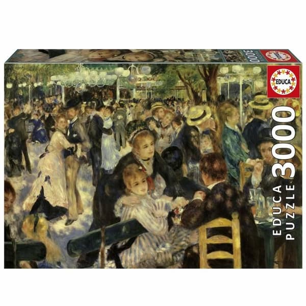 Pussel 3000 bitar: BAL DU MOULIN DE LA GALETTE