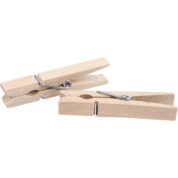 Klädnypor i Björk 4,8 cm 50-pack